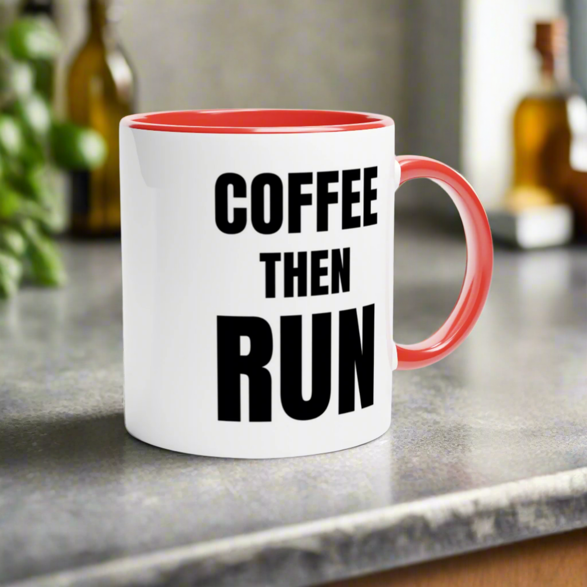 Coffee Then Run Mug